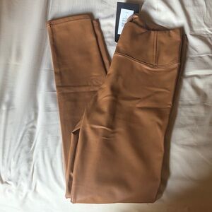Bagatelle collection cognac leather Tan Pants  M